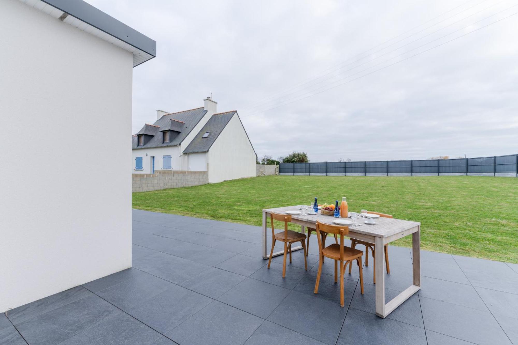 Ker Stivell - Superbe Maison Neuve A 2 Pas De La Mer Landunvez Eksteriør billede